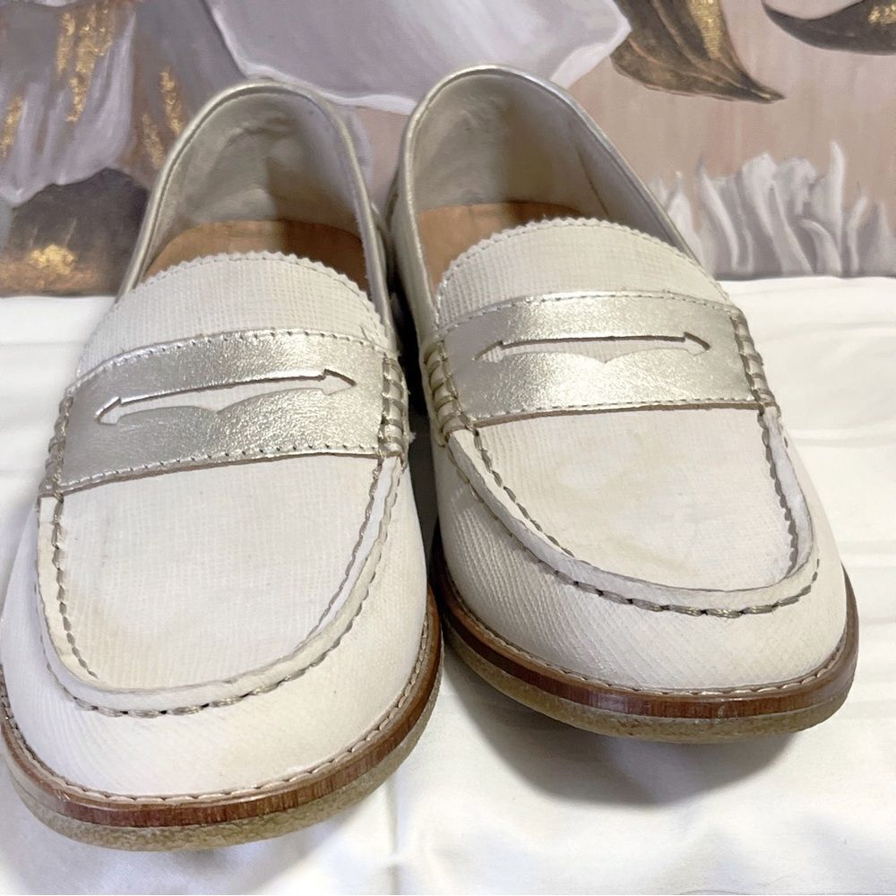 Sperry Women’s Off-White Penny Loafers - Picture 6 of 12